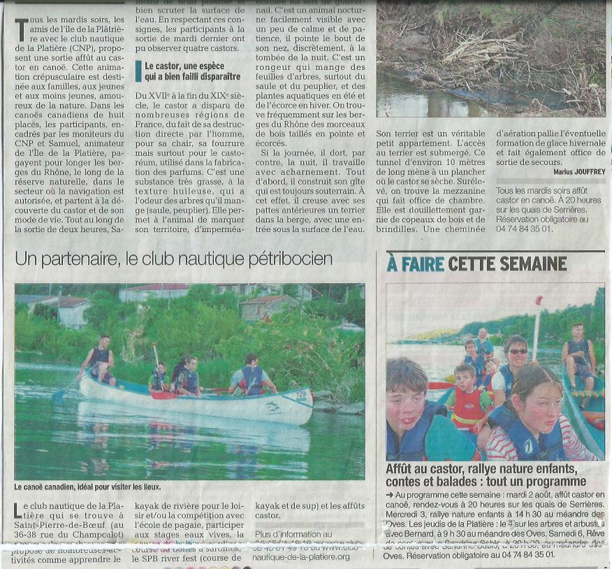 les affûts castor dans le Dauphiné 6 article dauphiné 2