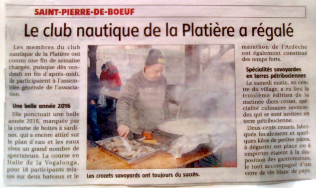 Matinée diots & crozet dans le "réveil du vivarais" 3 IMG 20170204 112926