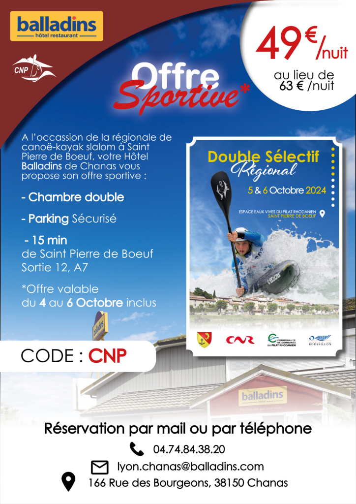 Double Sélectif Régionale 2024 3 affiche CNP x Balladin